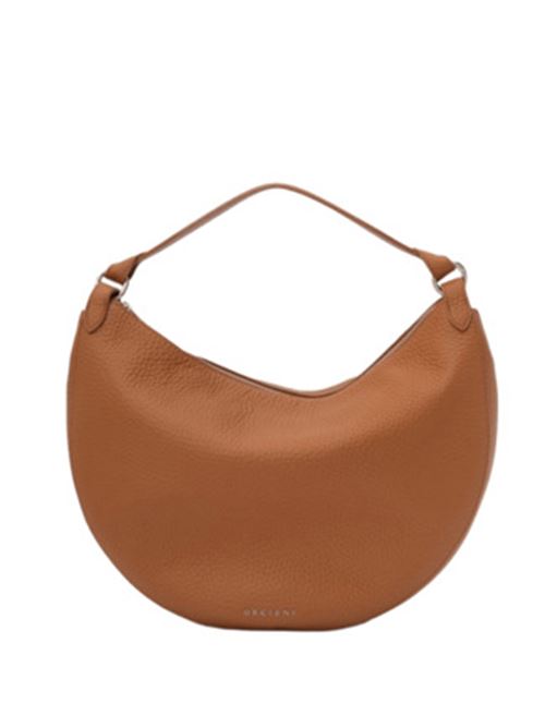 borsa donna mezzaluna a spalla/tracolla pelle cuoio ORCIANI | B02184CUOIO